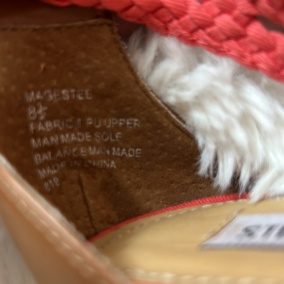 Steve Madden Magestee Coral Espadrille Wedge Sandals - Picture 11 of 12